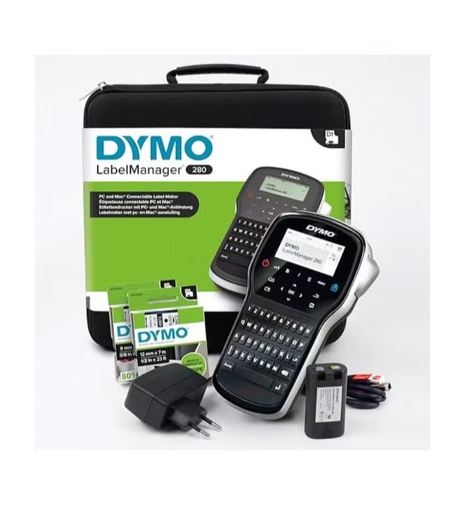 Dymo دييمو ليبل مانجر 280 ماكينة لصق قابلة للشحن محمولة - Image 1